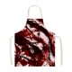 thumbnail image 2 of Fiudx Delantal de Halloween de Terror, Diseño Rojo Espeluznante, Material Transpirable y Resistente a Las Manchas, Ajuste Cómodo, Perfecto para Cosplay y Fiestas de Halloween, Fácil de Limpiar, Tamañ, 2 of 6