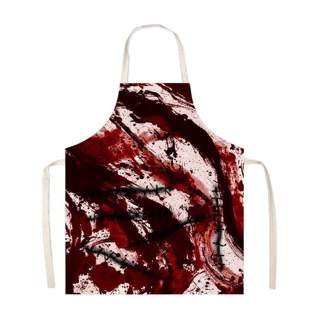 Mom's Best Delantal de cocina salpicado de sangre para fiesta de Halloween del Día de los Muertos