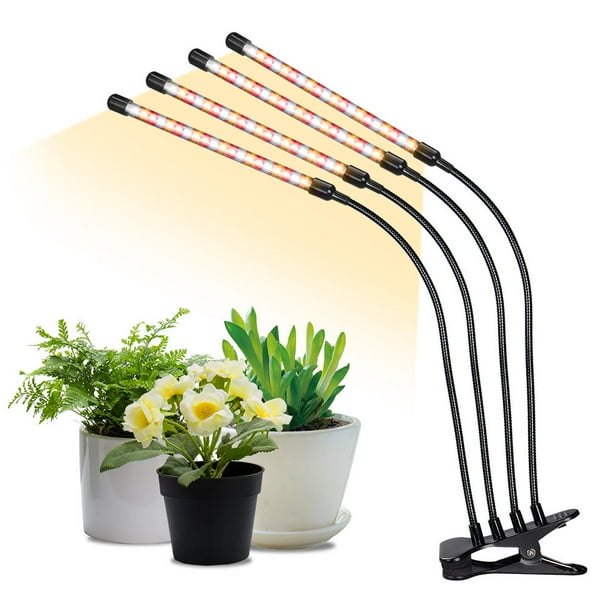 Lampe pour Plantes 30W 60 LED Lampe de Croissance pour Plantes avec  minuterie Auto