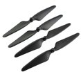 thumbnail image 1 of Hélice de hoja de plástico negro de 4 piezas para Bugs B Zulema Quadcopter propulsores props, 1 of 8