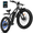 Gray1, variant on ZDZA Electric Bike for Adults,750W Motor E-Mountain Bicycle, 26" Fat Tire 20mph Ebike, 48V 15Ah Removable, Dual Suspension with Shelf, Class 2, UL 2849 ，Black