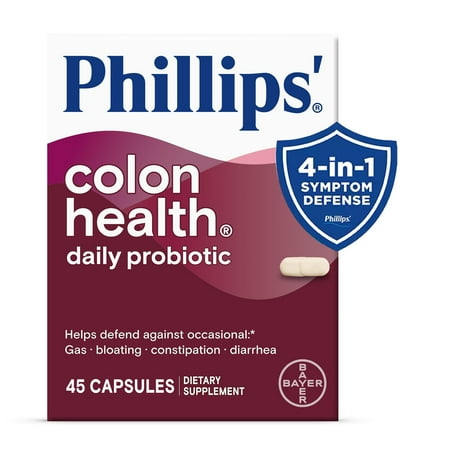 Phillips’ Daily Probiotics for Women and Men, Two Month Supply, 60 Count