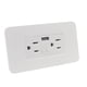 thumbnail image 3 of Bearachild Tuya Wifi Smart US enchufe tira de toma de corriente con 2 salidas 1 puertos USB enchufe de Control remoto inalámbrico funciona con Goole Home Electrodomésticos Bearachild HA005198-00, 3 of 6