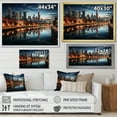 thumbnail image 4 of Designart "By Night Chicago Cityscape art painting I" Chicago Canvas Wall Art, 4 of 5