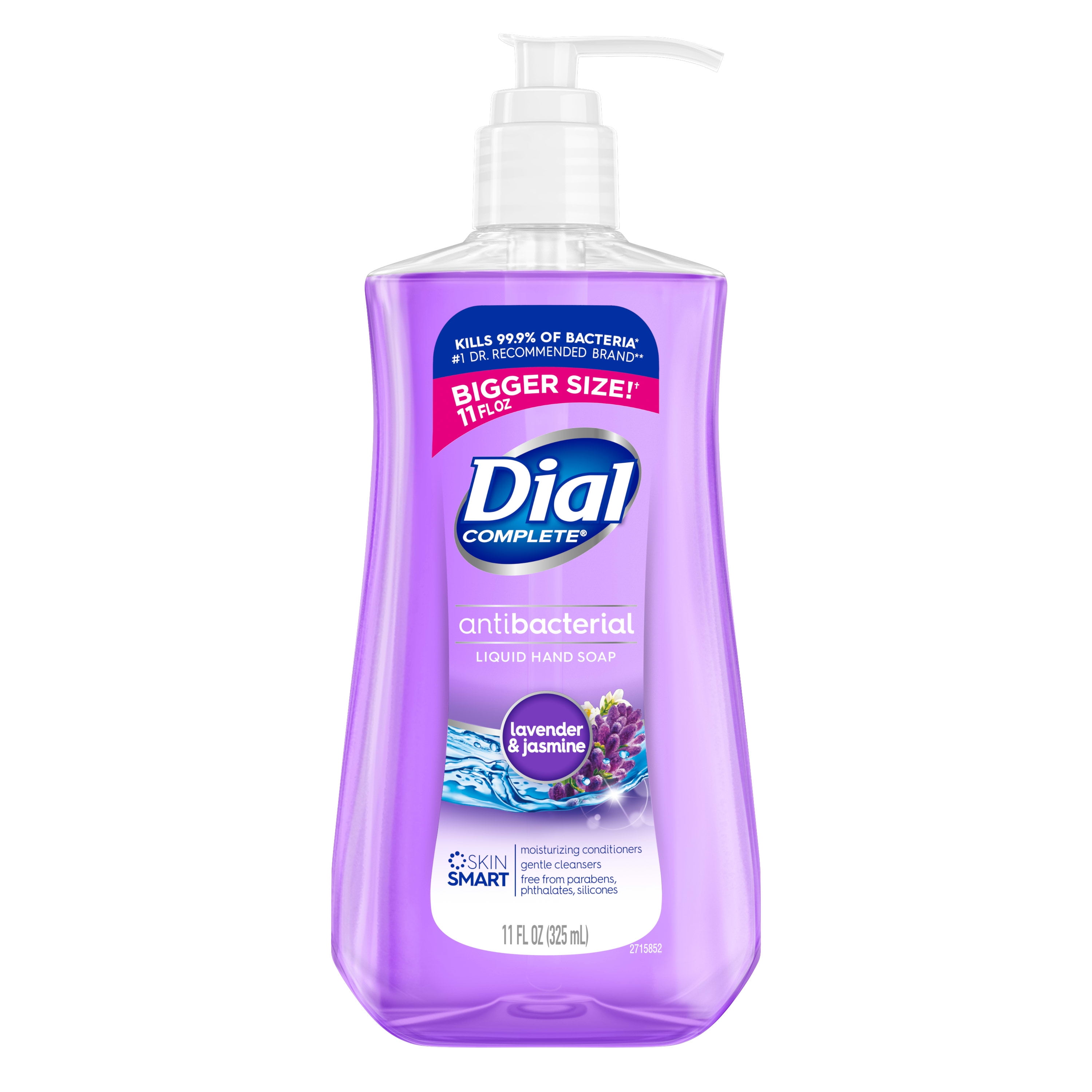 Dial Complete Antibacterial Liquid Hand Soap, Lavender & Jasmine Scent, 11 fl oz