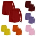 thumbnail image 2 of Gnshining 2PC Yoga Shorts for Women Summer Athleisure Shorts Casual Beach Shorts Loose Elastic Waist Shorts High Waisted Sports Pants Sweat Shorts, 2 of 9