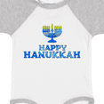 thumbnail image 4 of Inktastic Happy Hanukkah with Menorah Boys or Girls Baby Bodysuit, 4 of 5
