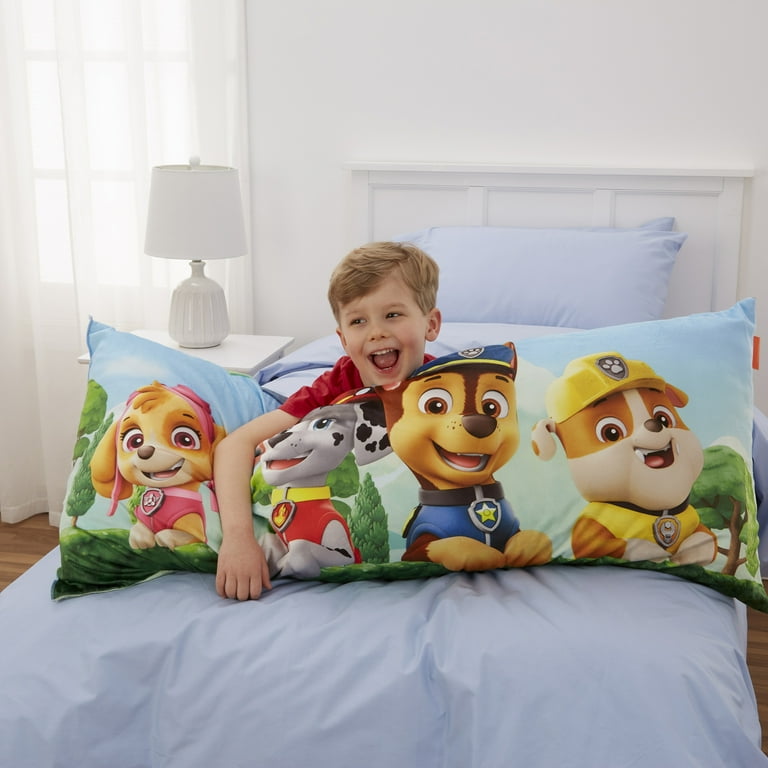 PAW Patrol Extra Large Body Pillow, Reversible Design, 4-Feet Long 