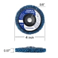 thumbnail image 4 of STONEHENGE Strip Disc Stripping Wheel w/ Angle Grinder Rust Remover Blue 10PACK 4"x5/8", 4 of 7