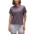 thumbnail image 1 of Remera CRZ YOGA de Algodón Pima Ajuste Relajado Morada Talle S, 1 of 5