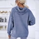 thumbnail image 5 of Puntoco Ladies Fashion Color sólido con capucha Pullover Casual Sweater top Mujeres Puntoco Puntoco-5523, 5 of 9