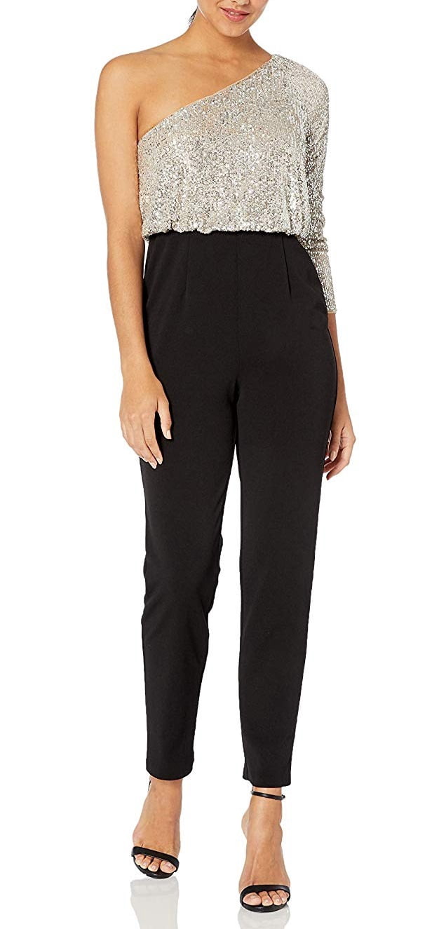 Womens Jumpsuit One Shoulder Skinny-Fit 12 Womens Jumpsuit One Shoulder Skinny-Fit 12