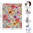 thumbnail image 4 of Pioneer Flower Blanket,Comfortable Soft Flannel Throw Blanket,All Season,Warm Lightweight Blankets for Sofa Bed Couch Living Room Chair,30"x40"(80x100cm), 4 of 4