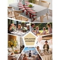 thumbnail image 6 of Baseball Tablecloth Rectangle Table Cloths 54x108, Waterproof Tablecloth Outdoor Table Cloth, Red White Texture Sports Ball Minimalist Washable Table Cover for Kitchen Dinning Party, 6 of 8