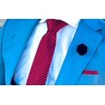 thumbnail image 4 of Scott Allan Men's Red Tie | Standard Size Necktie 3.3" at Tip | Dark Red Ties, 4 of 7
