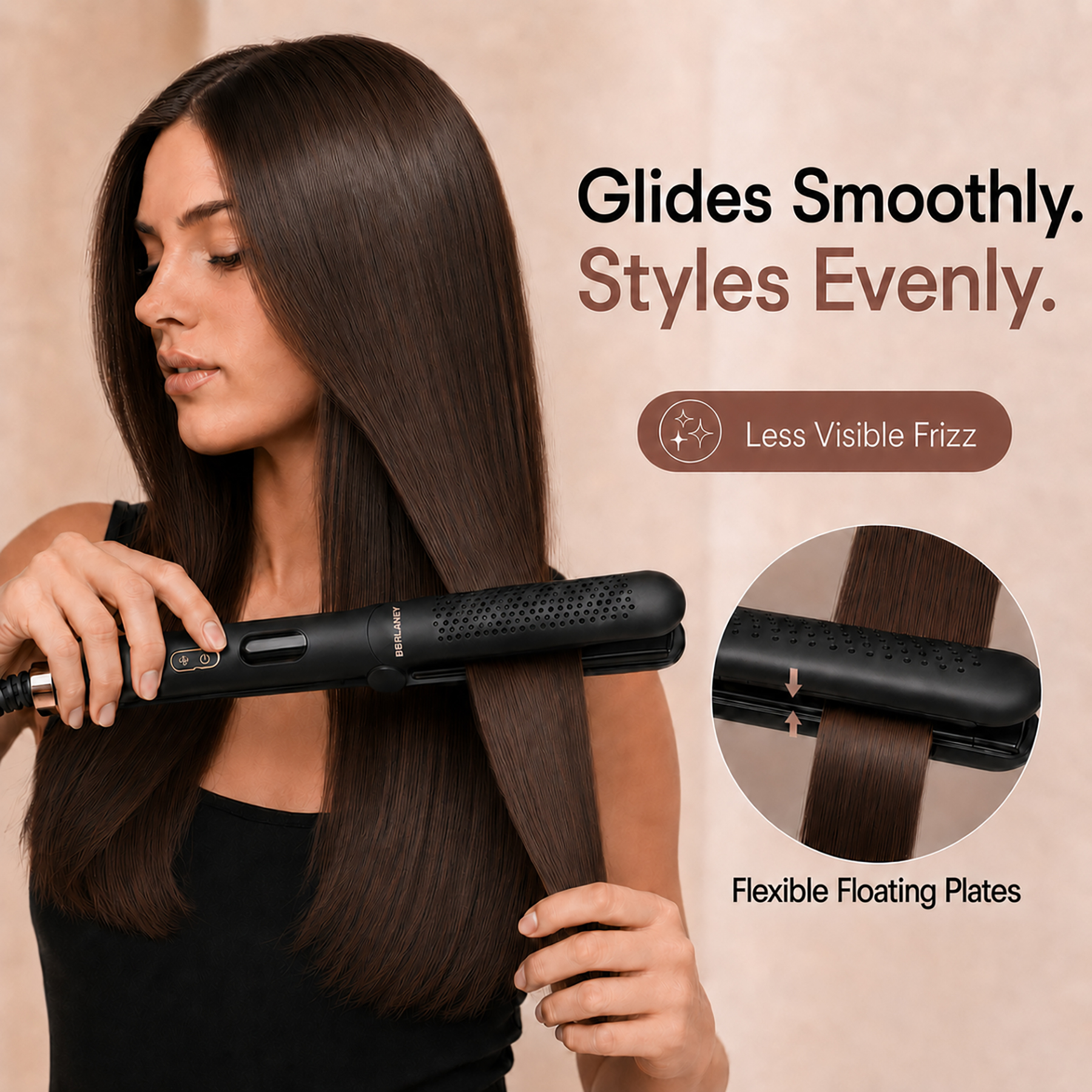Berlaney 2-in-1 Airflow Styler Flat Iron and Curler photo 7