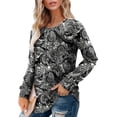 thumbnail image 3 of KISSMODA Womens Top Long Sleeve Shirts for Women Cute Ladies Top Fashion Fall Tops Tunic Tops Blouses, 3 of 4