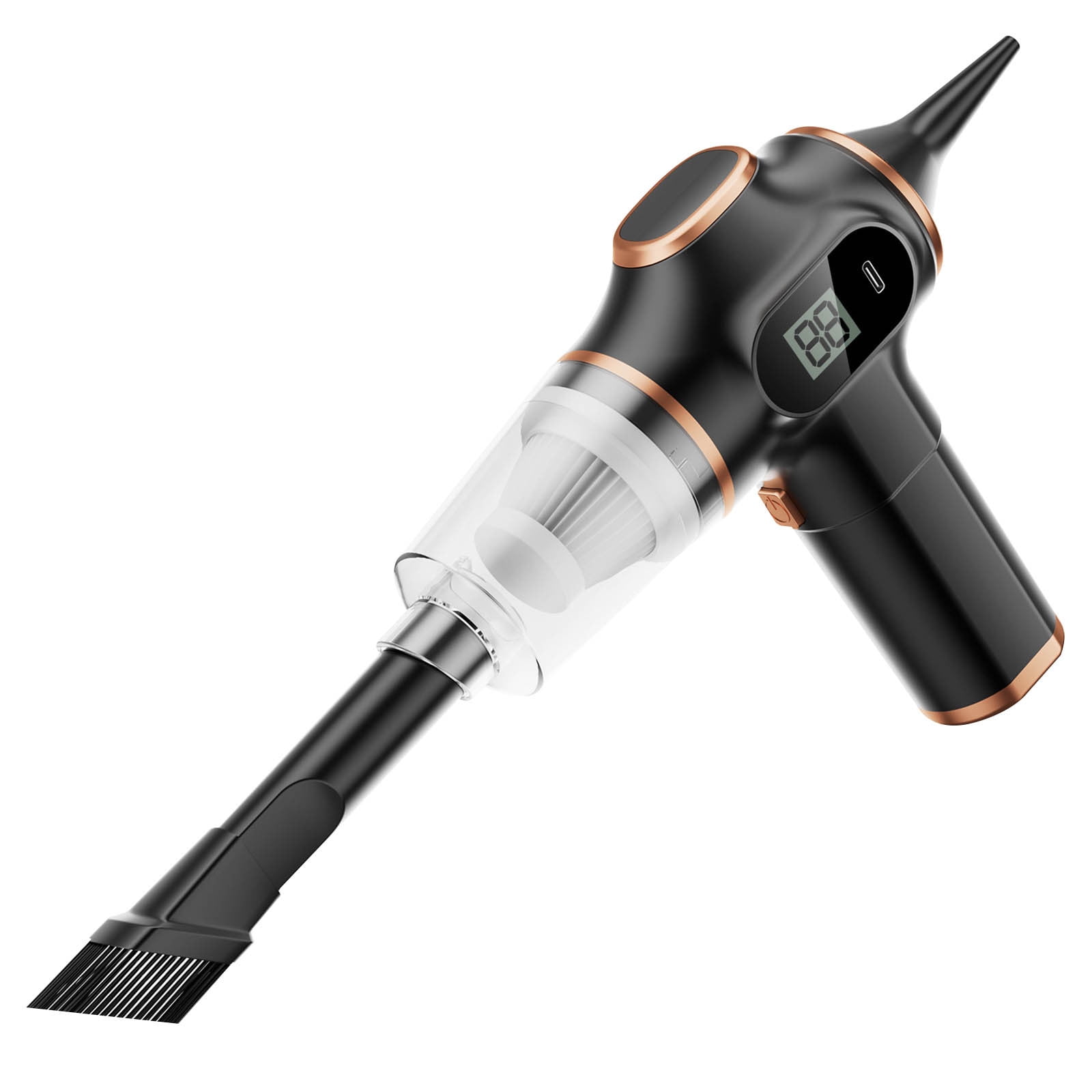 Handheld Vacuum Cleaner - 4000Pa Suction, Cordless Blowing & Wet/Dry for Car, Home & Office Cleaning()
