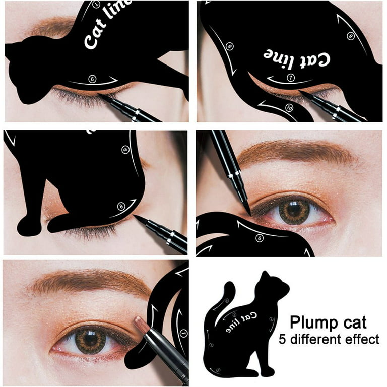 Cat Eye Makeup Printable Stencil | Saubhaya Makeup
