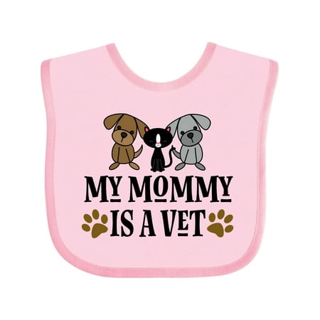 

Inktastic Veterinarian Mommy is a Vet Gift Baby Boy or Baby Girl Bib