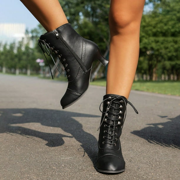 Amazon Zapatos De Piel Comodos Para Mujer Botines Blancos Amazon