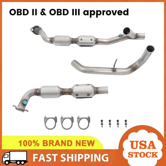 For Ford F-150 5.4L V8 4WD 1998 1999 2000 Left ＆ Right Catalytic Converter Set