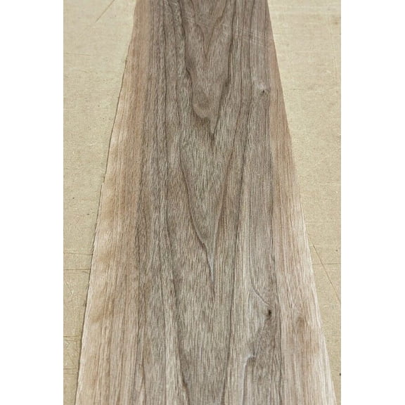 Walnut Flat Cut wood veneer sheet 6" x 56" raw no backing 1/42" thickness