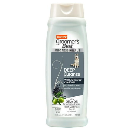 UPC: 0032700129576 | Hartz Groomer s Best Professionals Deep Cleanse Dog Shampoo With Activated Charcoal 18oz