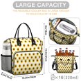 thumbnail image 5 of OBREWU White Sunflower Womens Lunch Box for Work,Insulated Large White Sunflower Lunch Bag for Women,Loncheras Para Mujer,Leakproof Adult Lunch Bag for Work,Beach,Travel,Picnic,Camping, 5 of 7