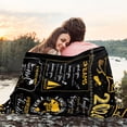 thumbnail image 3 of AUQ Throw Blanket,Warm Message Layer Cute Blanket,Perfect Gift Throw Throw Blanket for Couch,Style2,50*60in, 3 of 4