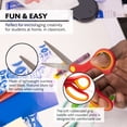 thumbnail image 4 of BAZIC 7" Soft Grip Stainless Steel Scissors, Straight Handle, 24-Pack, 4 of 7