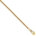 thumbnail image 1 of 14K Yellow Gold 1.4mm Diamond Cut Spiga Chain, 1 of 4