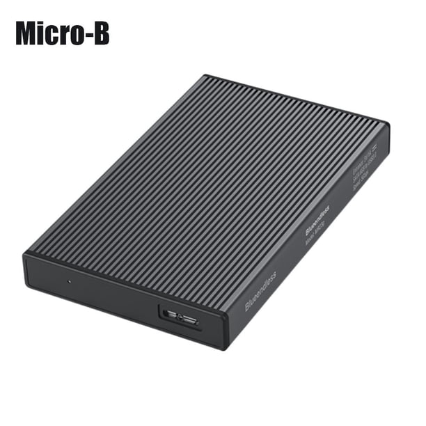 Herramientas de caja de disco duro Estuche HDD SSD gratuito para HDD SSD de 2,5 pulgadas (Micro-B)