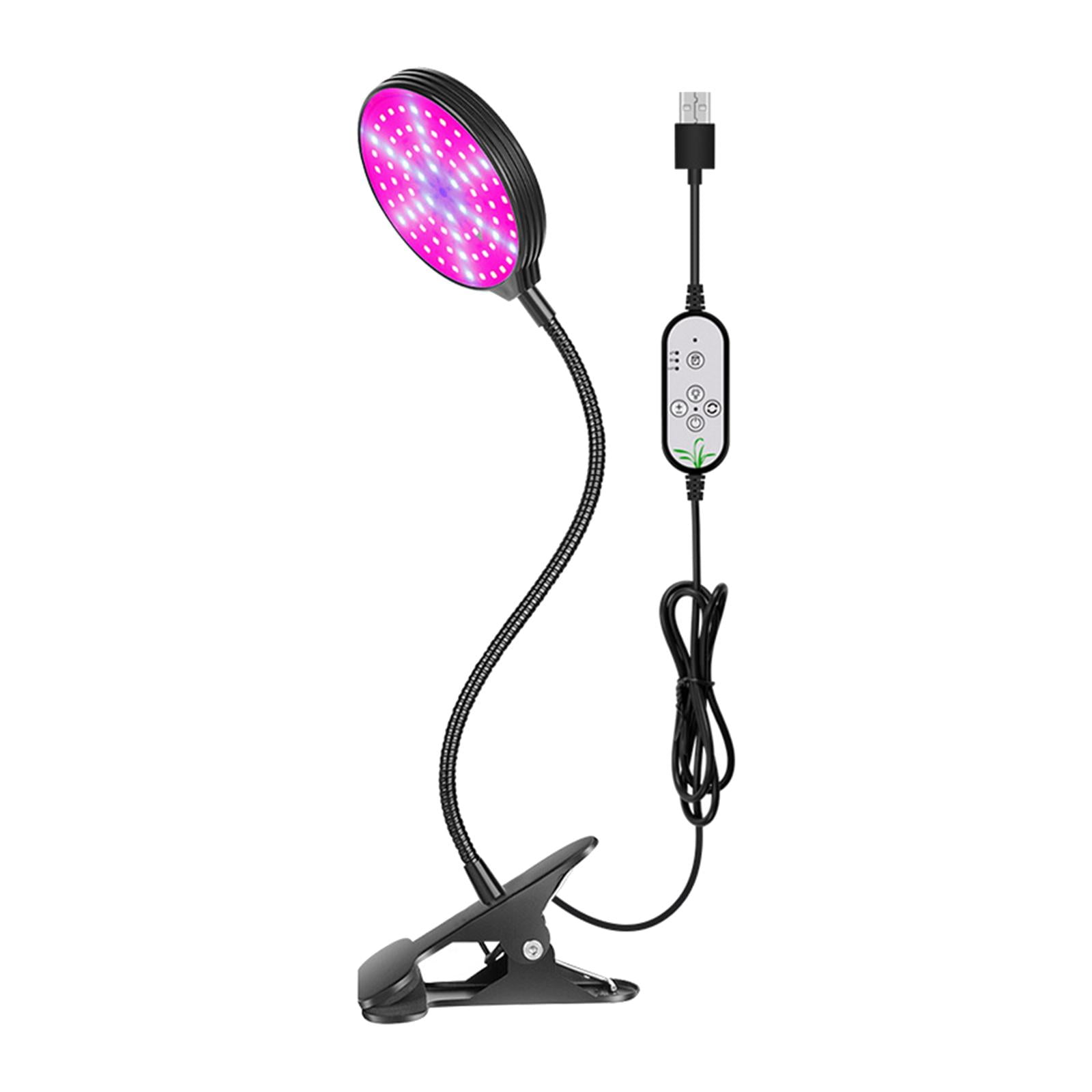 LED Grow Lights, Red Plant Lights, 10 Dimmable Brightness Plant 15W 1