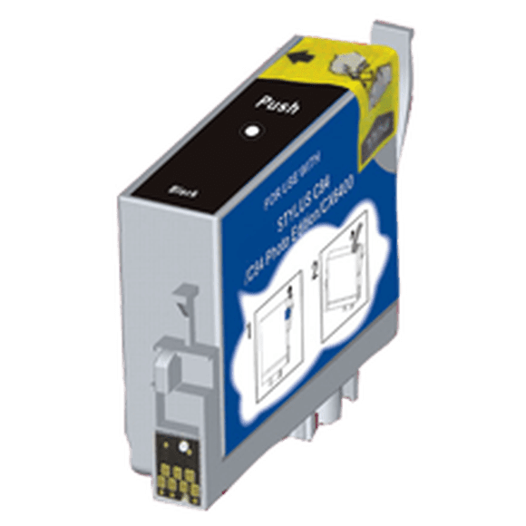 -Tout Neuf Original EPSON T043120 Cartouche d'Encre / Jet d'Encre Noire Rendement Élevé pour EPSON Stylus C84N