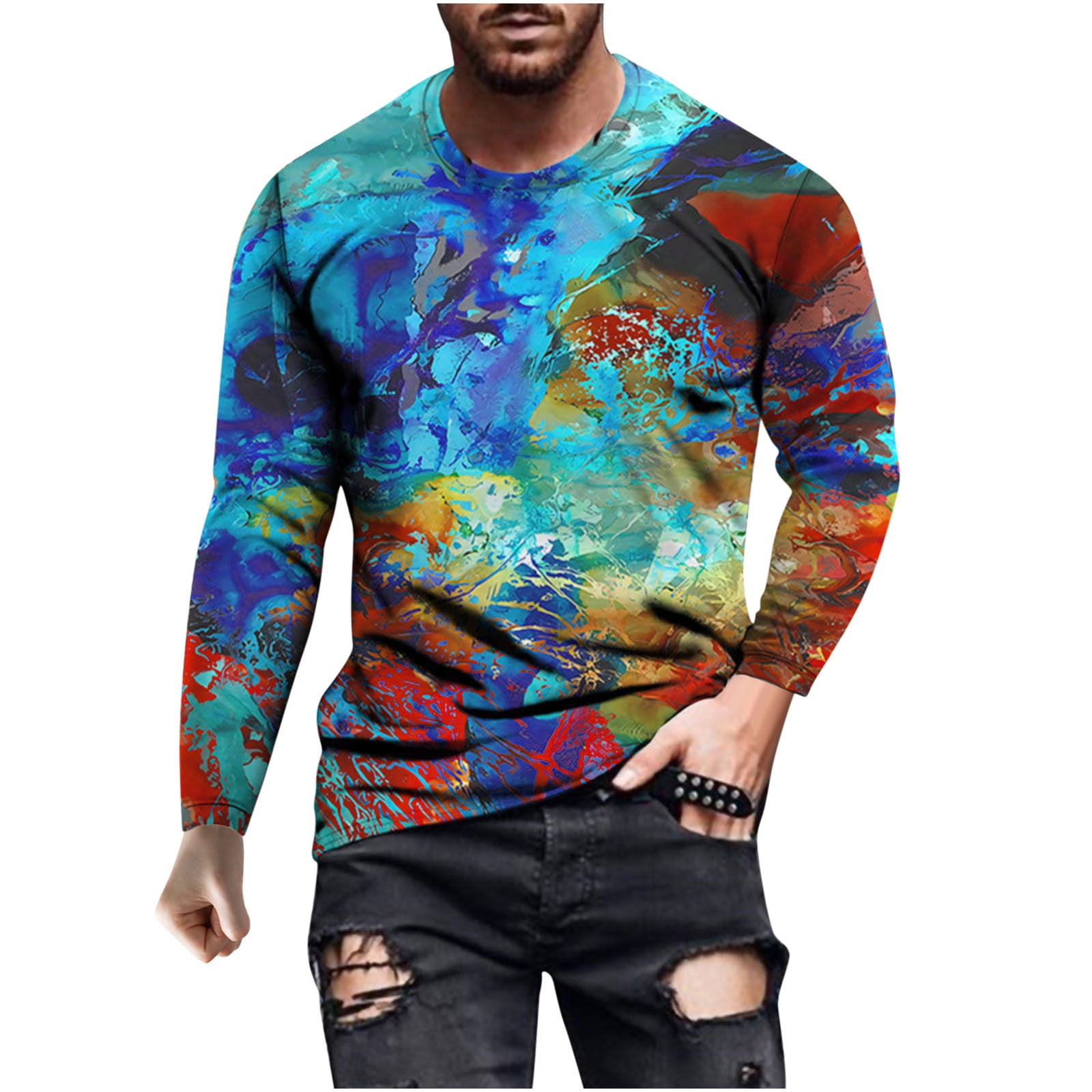 Stylish Graphic Tees Workout Tunic Tops 