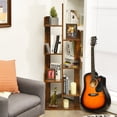thumbnail image 3 of Gymax 8-Shelf Bookcase Modern Tree Bookshelf Storage Decor Freestanding Coffee, 3 of 10