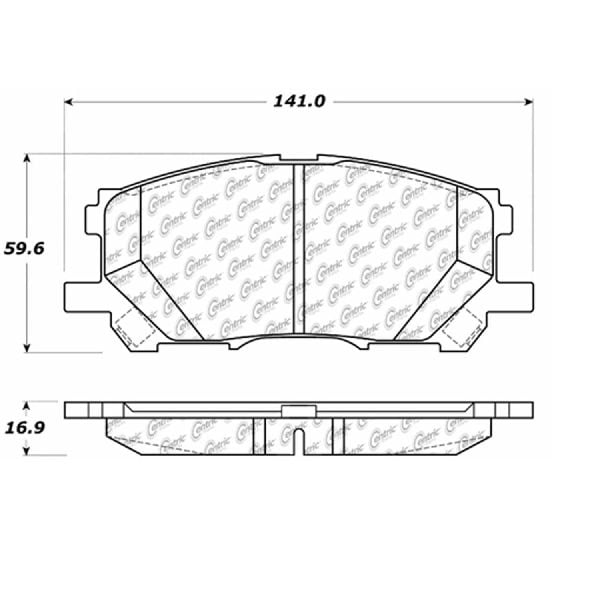 Go Parts Oe Replacement For 2006 2007 Toyota Highlander Front Disc Brake Pad Set For Toyota Highlander Hybrid Walmart Com