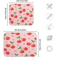thumbnail image 3 of GZHJMY Cute Heart Fruit Dish Drying Mat for Kitchen Counter,Super Quick Absorbent Composite Sponge Dish Drying Pad,Heat Resistant Non-Slip Rack Tableware Mat (18x24Inch)for Dishes Coffee Machine Dis, 3 of 7
