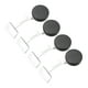 thumbnail image 1 of Candado de cable retráctil con parche cuadrado, candado de seguridad con control remoto y cordón ajustable antirrobo negro, 1 of 7