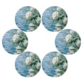thumbnail image 3 of IAUYY Set of 1 Round Placemats for Dining Tables Heat-Resistant and Wear-Resistant DIY Printing Design Table Placemats，Applicable for Christmas Butterfly Flying in The Sky, 3 of 7
