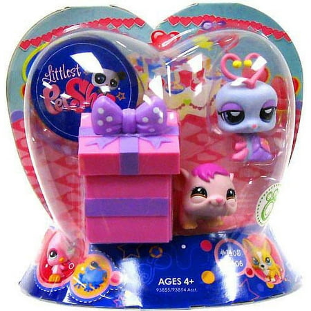 Littlest Pet Shop Valentines Day Lovebug & Hamster Figure 2-Pack [Present]