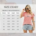 thumbnail image 3 of TEMOFON Women Blouse Summer T-Shirts Short Sleeve Casual V Neck Tops Dressy Ruffle Sleeve Tunic Cute Loose Ladies Tops Pink XL, 3 of 7