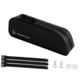 thumbnail image 3 of koolsoo Bicycle Top Tube Pouch Cycling Pack Keys Zipper Storage Bike Front Frame Bag Black, 3 of 9
