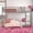 Silver, variant on DHP Miles Low Bunk Bed for Kids, Full Over Full, Silver