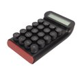 thumbnail image 2 of Calculadora de interruptor azul 20 teclas Apagado inteligente Calculadora mecánica desmontable antideslizante con pantalla LCD de 10 dígitos Negro, 2 of 8