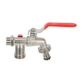 thumbnail image 1 of 1Pcs Robinet à Double Valve Étanche Installation Facile pour Arrosage de Jardin, 1 of 8