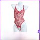 thumbnail image 2 of Lencería sexy, mono de tentación de encaje sexy para mujer, pijama uniforme abierto y transparente con agujeros, traje calado, 2 of 6