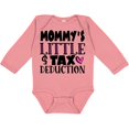 thumbnail image 3 of Inktastic Mommy's Little Tax Deduction Pink Hearts Boys or Girls Long Sleeve Baby Bodysuit, 3 of 5