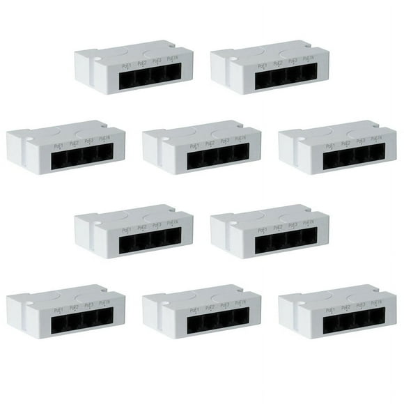 1 to 3 Port PoE Extender Passive Cascadable IEEE802.3Af for IP Port Transmission Extender for POE Switch NVR IP (10Pcs)